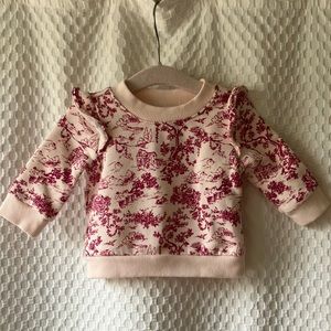 JANIE AND JACK: toile sweater for baby. 0-3 months. So adorable!